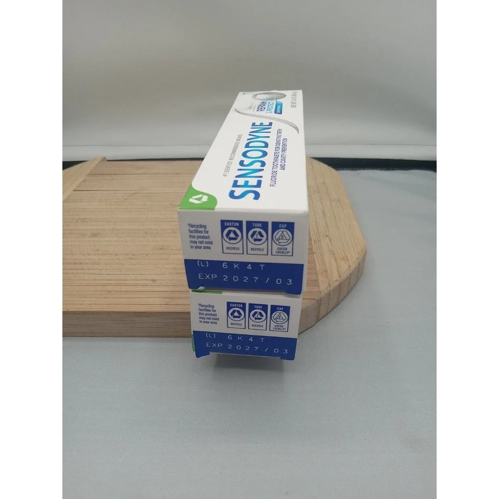 2 Sensodyne Repair & Protect Deep Repair Whitening Fluoride Toothpaste‎ (3.4 oz)